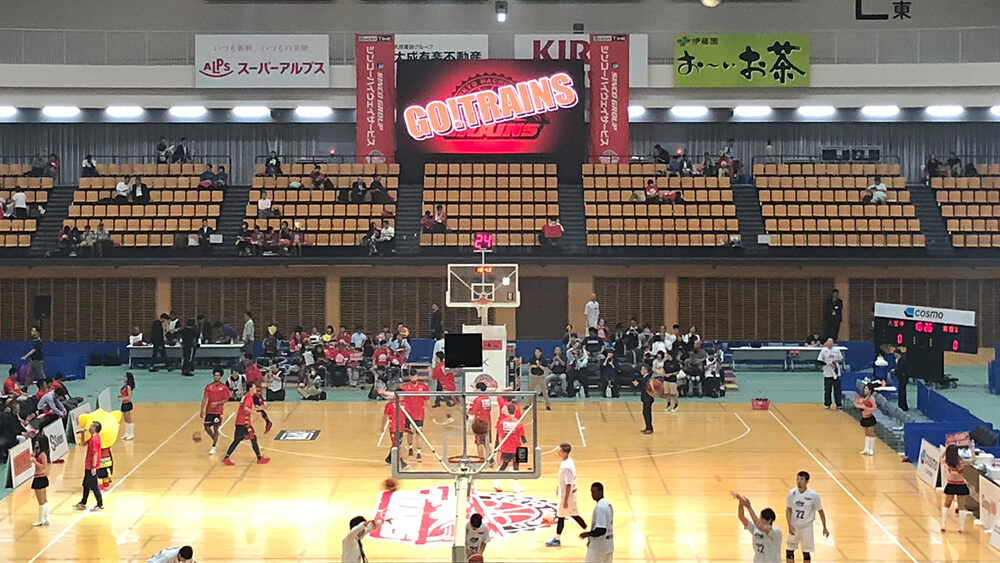 スポーツイベント(B.LEAGUE) | 大型屋内用LEDビジョンレンタル